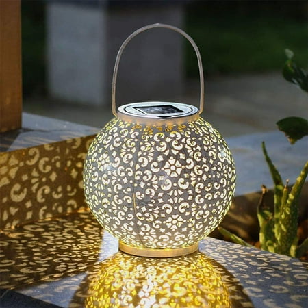 

Solar Lantern for Outdoors Solar Lamp Hollow Lampshade Light IP44 Waterproof Solar Lights Garden Light for Garden Decoration