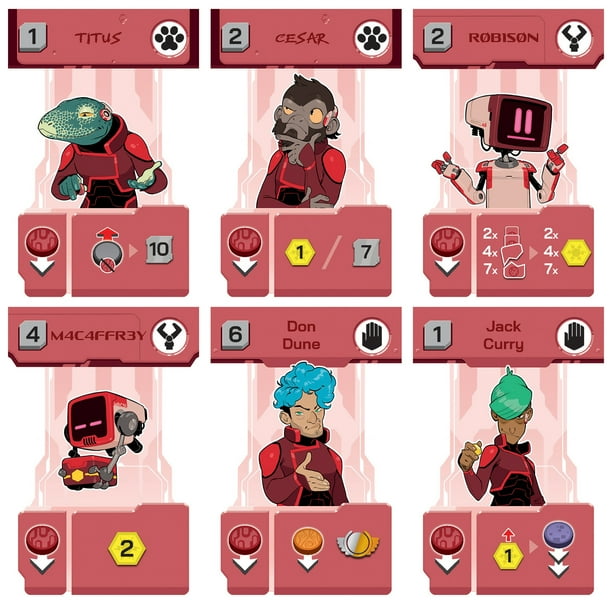 PlayPunk: Zenith - Hand Management Board Game, Competitive Team