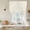 Off-White, variant on Green Floral Balloon Curtains 63 Inch Length for Living Room/Bedroom, Spring Flowers Pattern Botanical Vintage Rod Pocket Privacy Door Curtains Decorative Tie Up Shade for Window 52"x63"