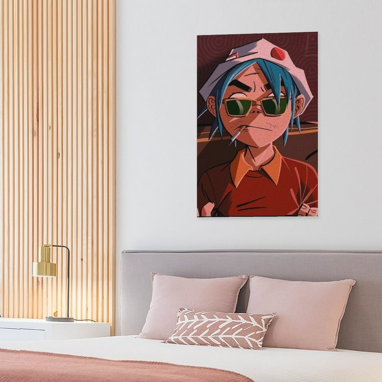 2d Gorillaz Music Decorative Painting Canvas Wall Poster Art