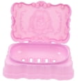 thumbnail image 5 of OUNONA 1pc Soap Box Dish Holder Dispenser with Cover Double Layer Draining for Bathroom, 5 of 8