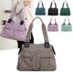 thumbnail image 2 of LUVCLS Bolso de mano de nailon, bolso de hombro con múltiples bolsillos, resistente al agua y de gran capacidad π) NUEVO, 2 of 7