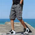 thumbnail image 1 of Pantalones Cargo negros para hombre, ropa de calle japonesa Vintage, Hip Hop, con bolsillos, informal, estilo Safari, holgado, 2023, 1 of 4