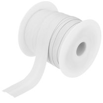 Uxcell Cotton Single Fold Bias Tape Continuous Bulk Bias Tape for Sewing Seaming Quilting Hemming Binding Crafts White 1 Inch x 25 Yards
