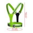 thumbnail image 3 of Kyusrd Summer Outdoor Patio Deals！LED Reflective Vest LED Vest High Visibility And Retractable Waist Shoulder Suitable For Running Cycling Walking Motorcycle, 3 of 4