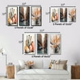 thumbnail image 4 of Designart "Boho Pottery Vase Artistry in Orange and Grey" Boho Pottery Wall Art Set Of 3 - Orange Boho Pottery Gallery Set For Office Decor, 4 of 7