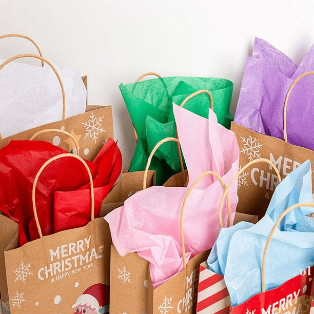 Papel de seda de color en existencia Caja de regalo opcional de 45 colores forrada con papel de seda Papel de copia de color