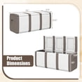 thumbnail image 3 of Gymax Deck Box Patio Container w/ Lockable Lid Weatherproof Plastic Storage Bin Brown & White, 3 of 9