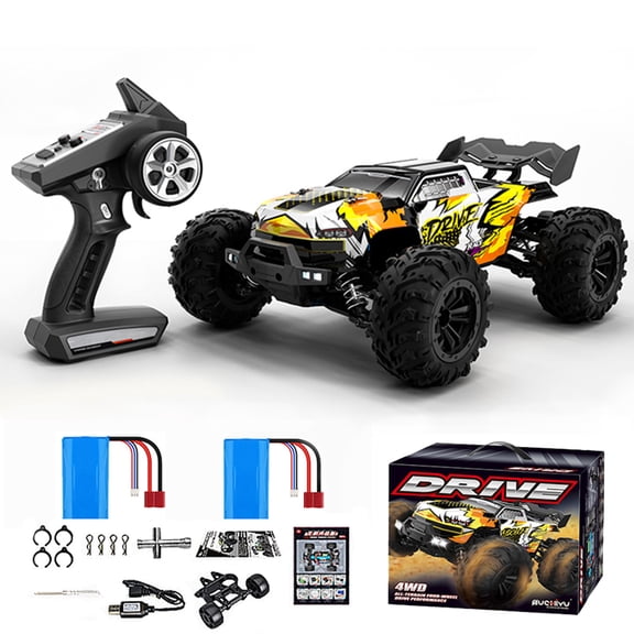 1/16 RC Car 4x4 Remote Control Cart 16101PRO/16102PRO Brushless 70KM/H 2.4G Electric High Speed Off-Road Drift Toys for Children With 2 Batteries