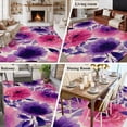 thumbnail image 5 of Watercolor Floral Area Rugs 8'x10', Washable Small Throw Rugs for Living Room Patio, Spring Flowers Botanical Retro Beige Indoor Outdoor Rug Non-Slip Low Pile Carpet Runner Reversible Floor Mats, 5 of 8