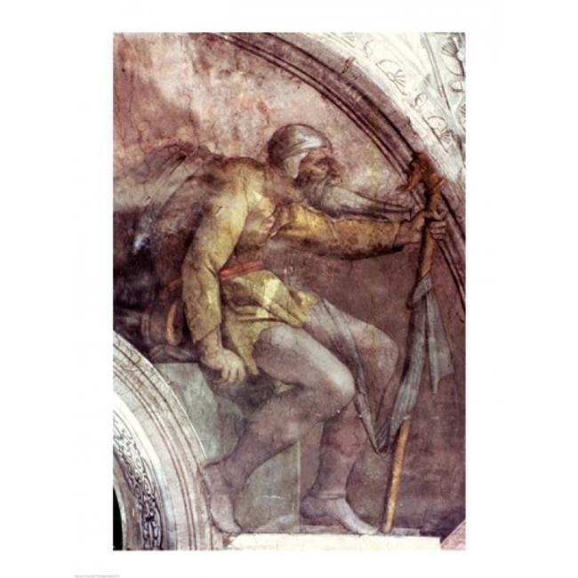 Sistine Chapel Ceiling One Of The Ancestors Of God Poster Print