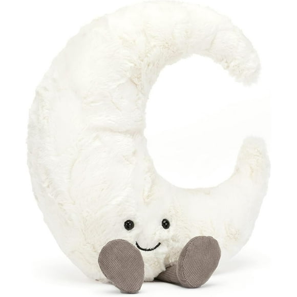 Jellycat Amuseables Moon Stuffed Toy, Medium 10.5" - Moon Plush - Fun Gift Idea