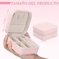 thumbnail image 2 of 20 PCS Organizadora de Joyero de Viaje, Joyero para Mujer, Organizador de Collares, Portátil Estuche de Regalo para Dama de Honor, Sujeta Anillos, Pendientes, Ideal para Bodas y Viajes (Rosa-20PCS), 2 of 7