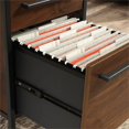 thumbnail image 2 of Sauder Nova Loft Bureau à Piédestal Simple en Bois Manufacturé Noyer Grand, 2 of 13