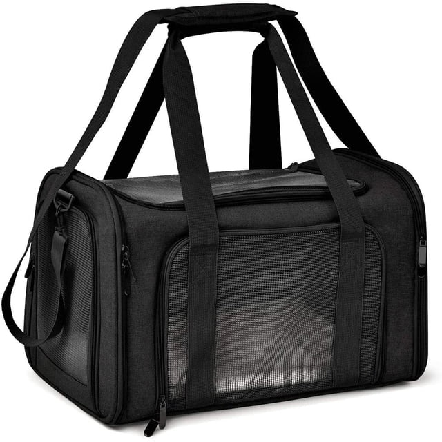 Cat Carrier Pet Dog Carrier Dog Backpack Pet Cat Transport Bag Dog Travel Bags Airline Approved Carrier for Small Dogs Cats ShopWise Round