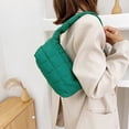 thumbnail image 4 of LinYooLi Quilted Tote Bags for Women Lightweight Quilted Padding Shoulder Bag Down Cotton Padded Large Tote Bags Lattice, 4 of 6