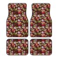 thumbnail image 1 of Disketp Leaf And Fruit for Crystal Velvet Car Mats Four-Piece Set,All-Season Automotive Protection, Vehicles, Cars, Trucks, and SUVs,Anti-Slip Design, 1 of 7