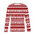 thumbnail image 5 of Blusas y camisas de manga larga con cuello redondo para hombre, blusa de poliéster con estampado navideño de otoño y manga larga para hombre., 5 of 5