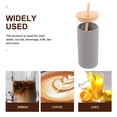 thumbnail image 3 of Glass Sippy Cup Coffee Travel Mug Water Bottle Glass Water Cup Cute Tumbler Cup Juices Cocktail Jar Adorable Glass Cup, 3 of 6