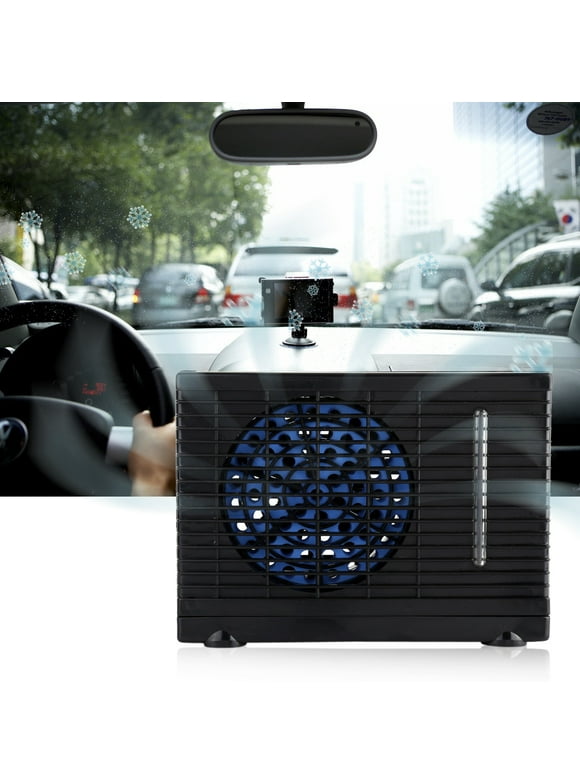 Dilwe Portable 12V Car Truck Home Mini Air Conditioner Evaporative Water Cooler Cooling Fan , Evaporative Air Conditioner, Mini Air Conditioner