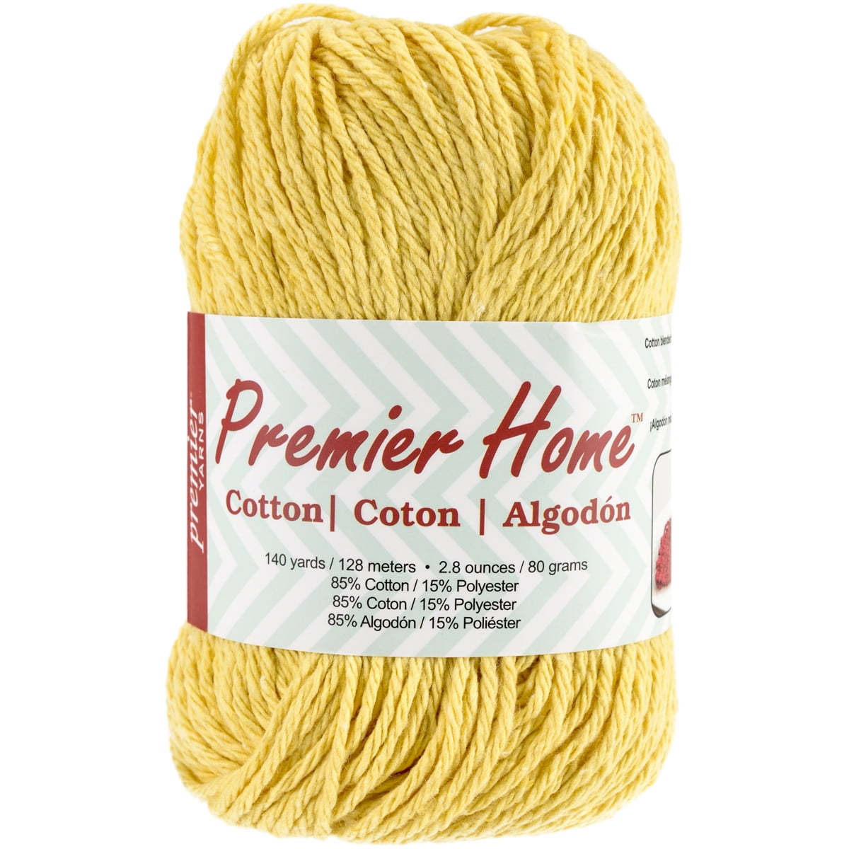 Home Cotton Yarn SolidYellow