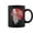 Black, variant on Japanese Samurai Warrior Retro Japan Calligraphy For Courage Coffee Mugs