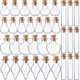 thumbnail image 1 of Botellas de vidrio Patelai Mini de 2 ml con tapones de corcho, 50 unidades, 1 of 6