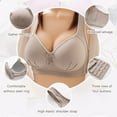 thumbnail image 2 of Eashery Push Up Bras Women's Fully Front Close Longline Lace Posture Bra A B, 2 of 5