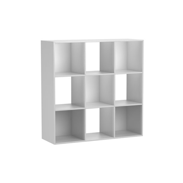 Mainstays 9 Cube Storage Organizer, White