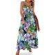 thumbnail image 1 of Vestido Plumeria Oscuro Sin Mangas Vestido de mujer sexy, 1 of 7