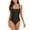 Black, variant on Elainilye Fashion One Piece Swimsuit Splicing Swimsuit Sexy Casual Bikini One-Piece Swimsuit Swimwear,Brown
