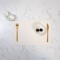 thumbnail image 1 of Chemin de Table pour Salle à Manger, Chemin de Table à la Mode et Magnifique Napperons en Cuir Recto Verso Style Occidental Tapis Isolants Thermiques pour la Maison, Chemin de Table Moderne, 1 of 6