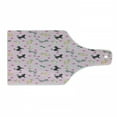 thumbnail image 1 of Kitty Cutting Board, Cats in Different Colors and Patterns Among Pink Hearts Resting Happy Stretching, Decorative Tempered Glass Cutting and Serving Board, Wine Bottle Shape, Multicolor, by Ambesonne, 1 of 1