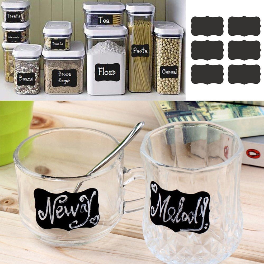 36Pcs/Set Well Made Blackboard Sticker Craft Kitchen Candy Jar