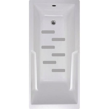 No Slip Mat by Versatraction Bath Tub and Shower Treads (Set of 6)
