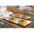 thumbnail image 3 of Crown Display White Mini Disposable Appetizer Plates - Pack of 100 - 3x3 inches, 3 of 11