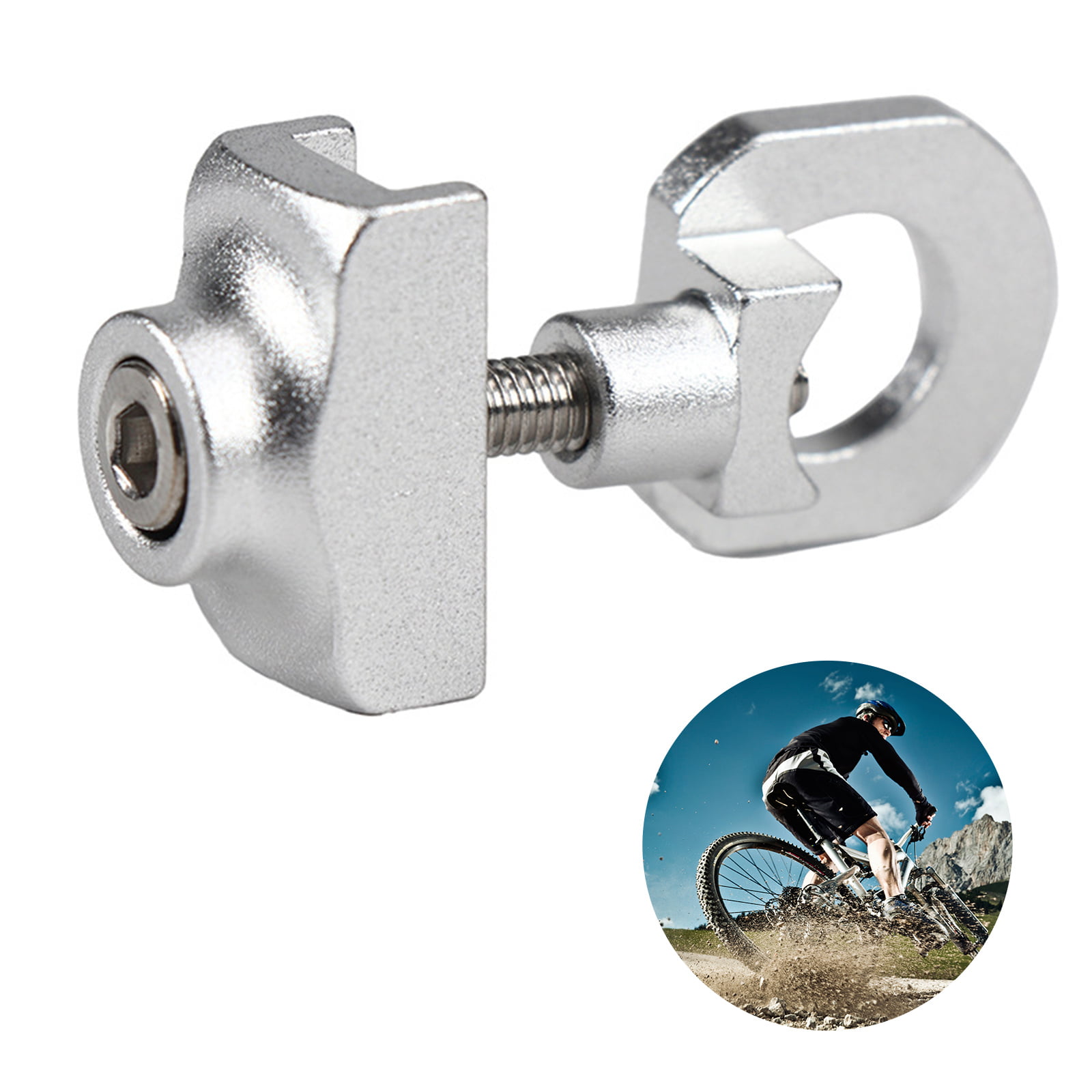 BMX Fixie Bike Bicycle Chain Adjuster Tensioner Fastener Aluminum Alloy Bolt New 