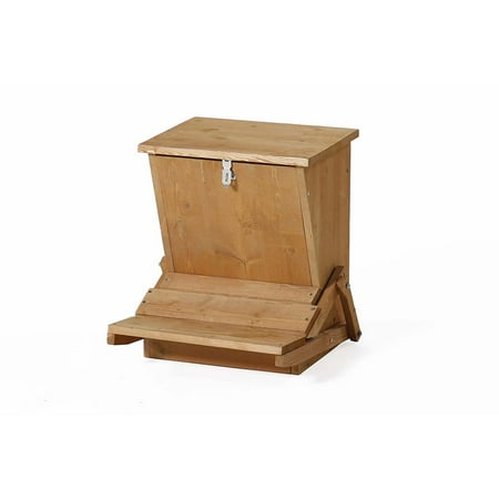Patio Wise Fir Wood Automatic Chicken Feeder Pwacf 008 Walmart Com