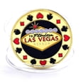 thumbnail image 3 of STARTIST Metal Commemorative Collection-Gold Clubs Casino Chips Game /, 3 of 9