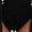 Black, variant on Aislor Women Latin Tango Fringe Dance Dress Singer Performance Stage Ballroom Rumba Chacha Skirt White M