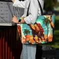 thumbnail image 7 of Daiia Cool Camel Oasis Vibes Beach Travel Bag - Water-Resistant Beach Bag, Lightweight Tote with 7 Pockets for Women and Men - Gym,Pool,Camping,Reusable Grocery Bag, 7 of 7