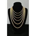 thumbnail image 3 of 10K Gold Rope Chain Gold Rope Chain Necklace 2mm 2.2mm 2.6mm 3.2mm 4.8mm 6mm 18-26 inches, 10K Gold Rope Chain, 10K Gold Chain,  Men Women (Width:2.2mm; Necklace length:22;), 3 of 9
