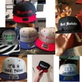 thumbnail image 4 of Gorras con logotipo personalizado para hombres y mujeres, Snapback, bordado de equipo, Monograma, gorras de béisbol, sombrero de sorción DIY, sombreros de Hip Hop, regalo, 4 of 4