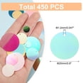 thumbnail image 2 of 450 PCS Flat Round Sequins, 20mm/0.8 Resin Gradient AB Green Loose Sequins Paillettes with Single Holes, 2 of 7