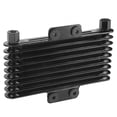 thumbnail image 4 of Radiador de refrigeración del enfriador de aceite del motor negro de 8 filas Universal para motocicleta de 125-250CC Dirt Bike ATV Jadeshay  A, 4 of 8