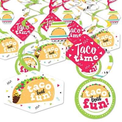 Taco Bout Fun Mexican Fiesta Hanging Decor Party Decoration