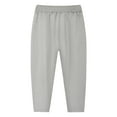 thumbnail image 3 of Gubotare Boys' Athletic Pants Boys Lightweight Jogger Pants Youth Kids Active Athletic Pants Size 7-8 (Grey,7-8 Years), 3 of 3