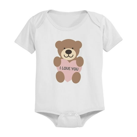 

I Love You Baby Bear Cute Infant Bodysuit Great Gift Idea for Holiday