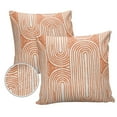 thumbnail image 2 of Decor Home Covers Cushion Garden Case Cover Pillow Waterproof Pillowcase Orange Nordic Texture Geome, 2 of 5