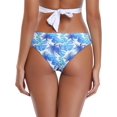 thumbnail image 2 of Sexy Halter para Mujer Bikini Push Up Parte Superior Inferior con Estampado Floral Traje de Baño de Dos Piezas Blanco - Bottom M Blanco - Bottom M Xishao ropa, 2 of 2